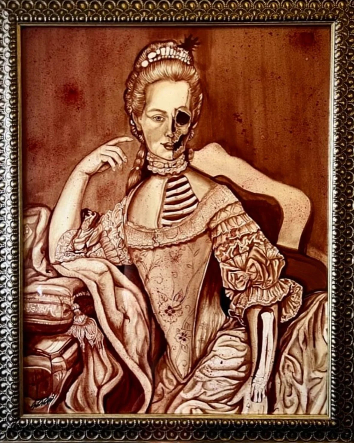 Sophie Mae Vee Human Blood Painting